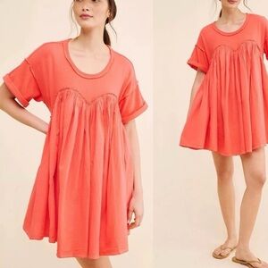 Free People Coral Short Sleeve Mini Dress Catalina Tunic